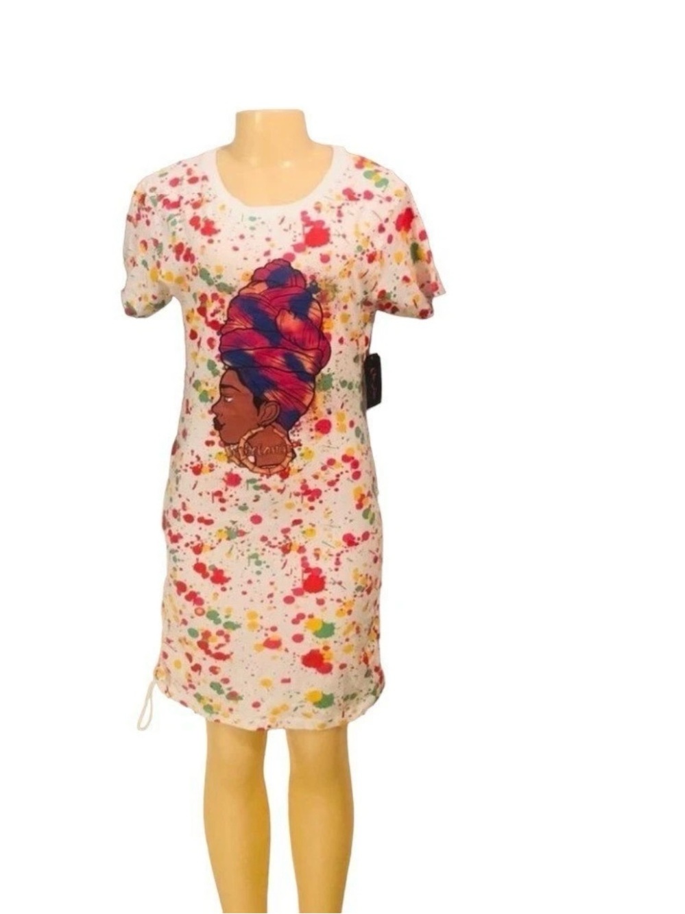 On Fire Sz L Women T-shirt Dress